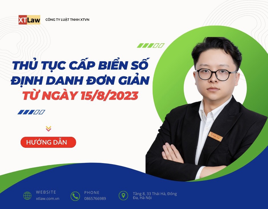 Hướng dẫn thủ tục cấp biển số định danh đơn giản từ ngày 15/8/2023?