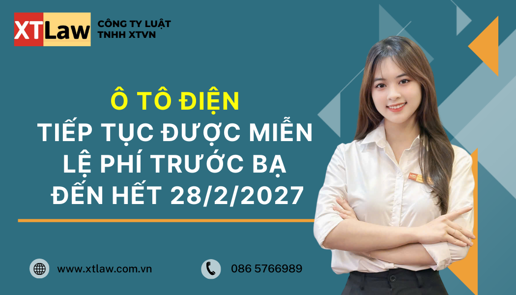 Ô tô điện tiếp tục được miễn lệ phí trước bạ đến hết 28/2/2027