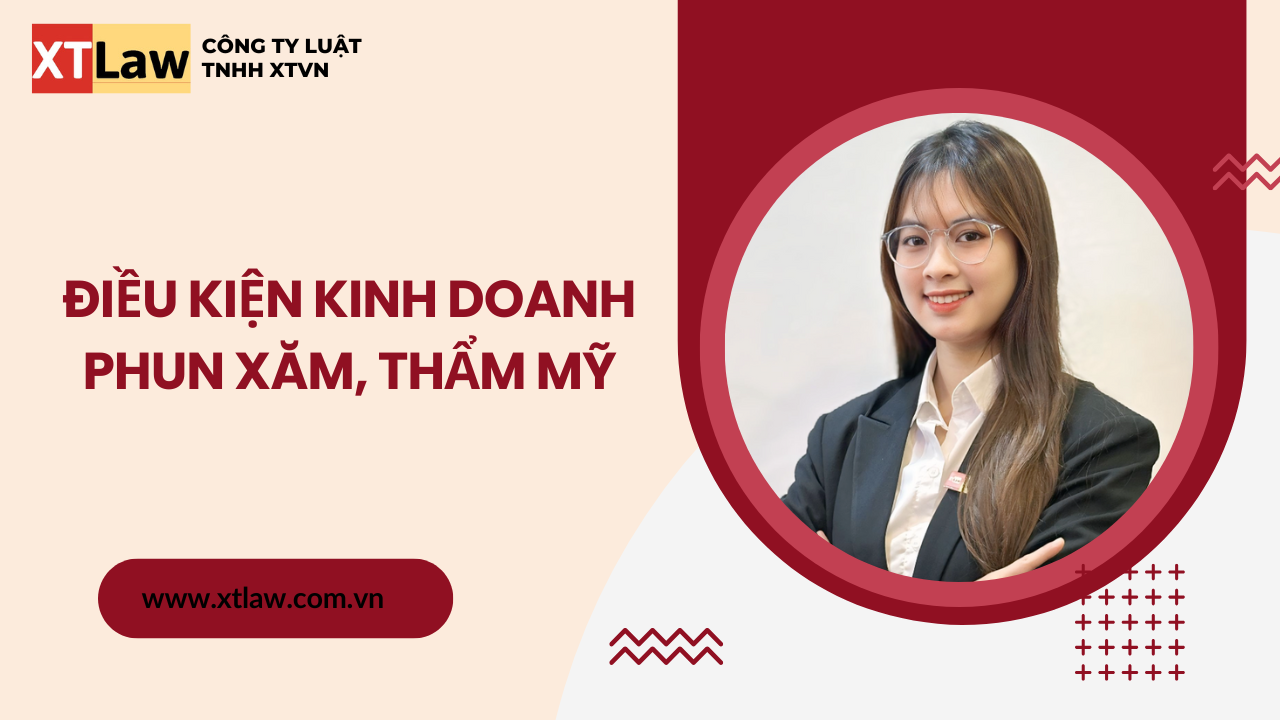 Điều kiện kinh doanh phun xăm, thẩm mỹ
