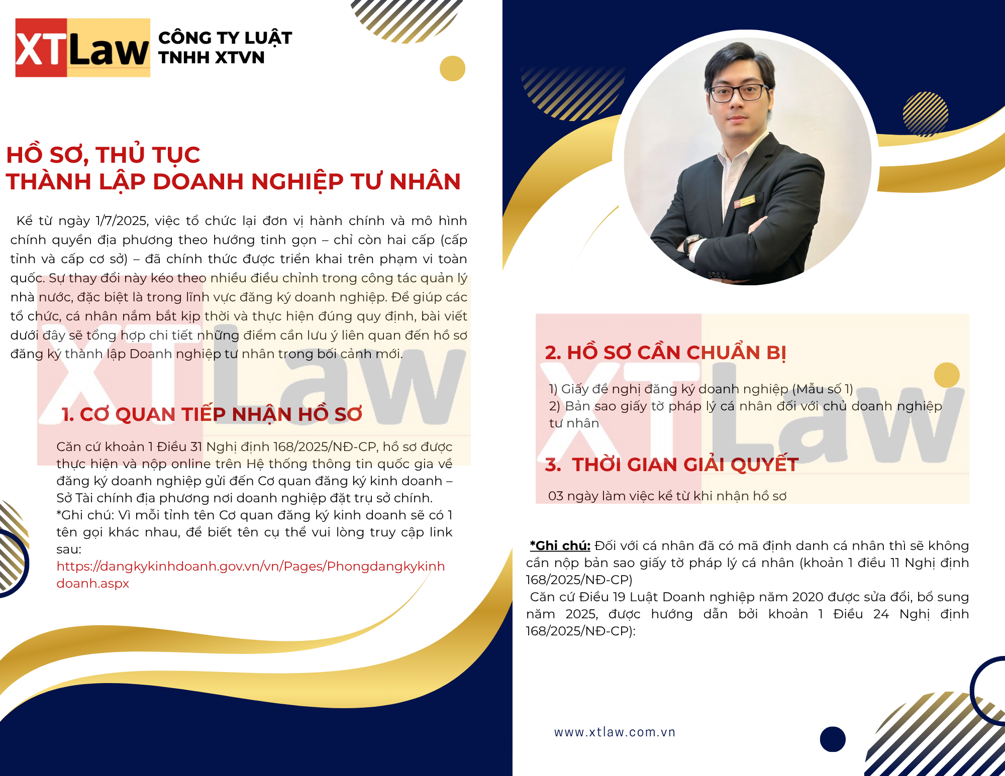 HỒ SƠ, THỦ TỤC THÀNH LẬP DOANH NGHIỆP TƯ NHÂN