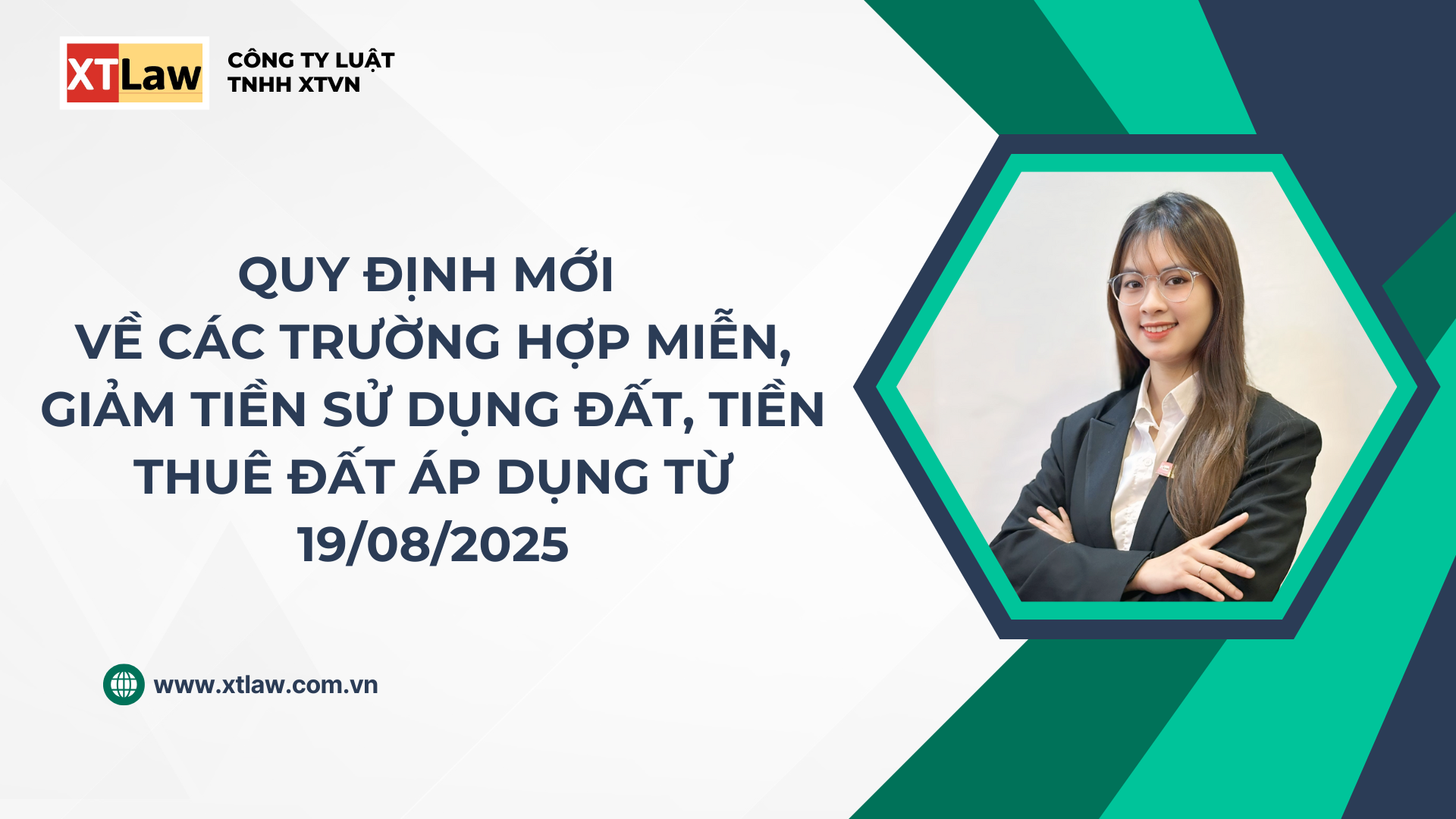 QUY ĐỊNH MỚI VỀ CÁC TRƯỜNG HỢP MIỄN, GIẢM TIỀN SỬ DỤNG ĐẤT, TIỀN THUÊ ĐẤT ÁP DỤNG TỪ 19/08/2025