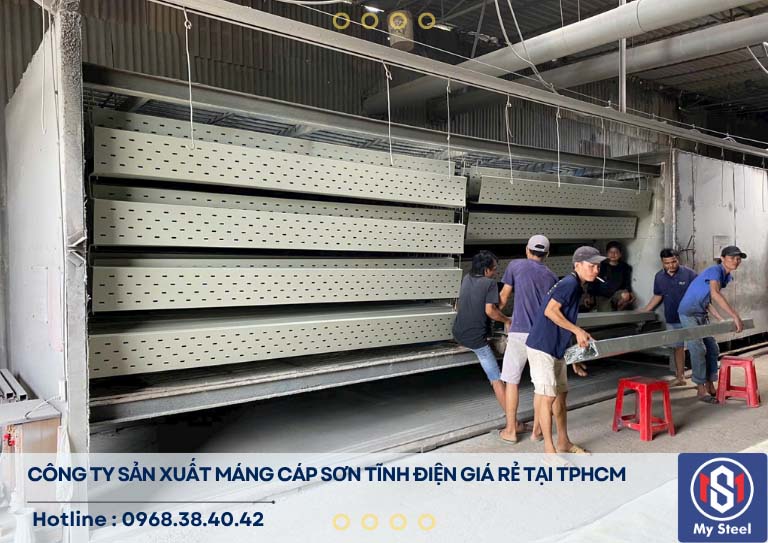 Máng cáp sơn tĩnh điện 100x50x1.0mm