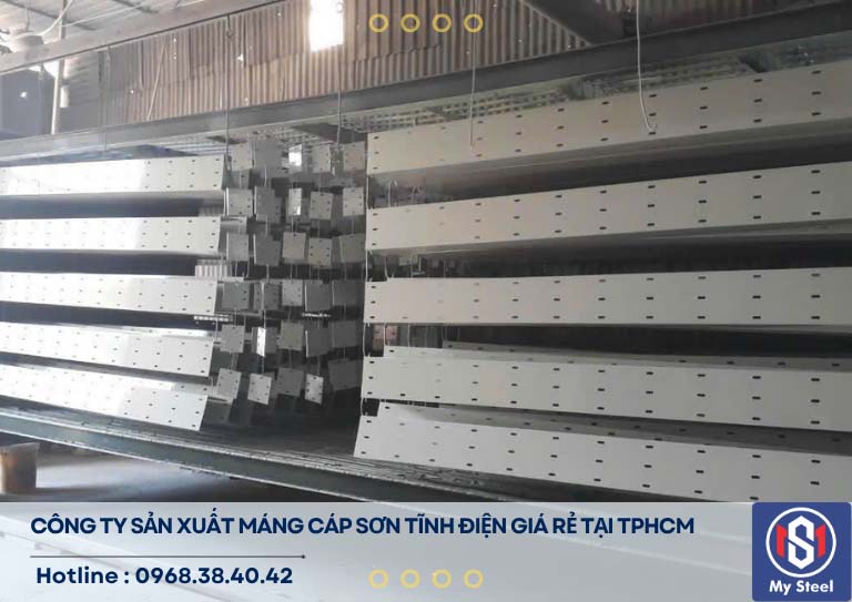 Máng cáp sơn tĩnh điện 100x50x0.8mm